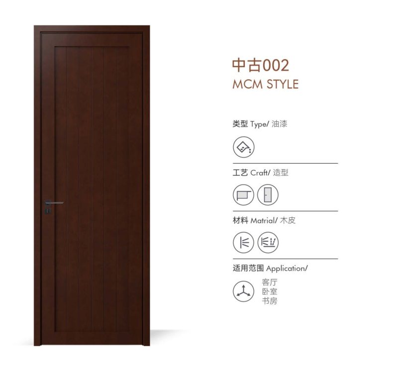 MCM style interior door